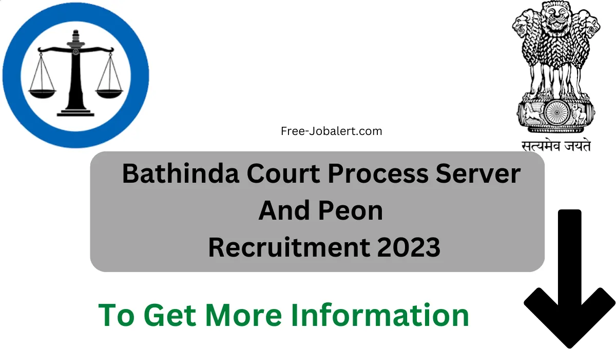 Bathinda Court Peon Recruitment 2023
