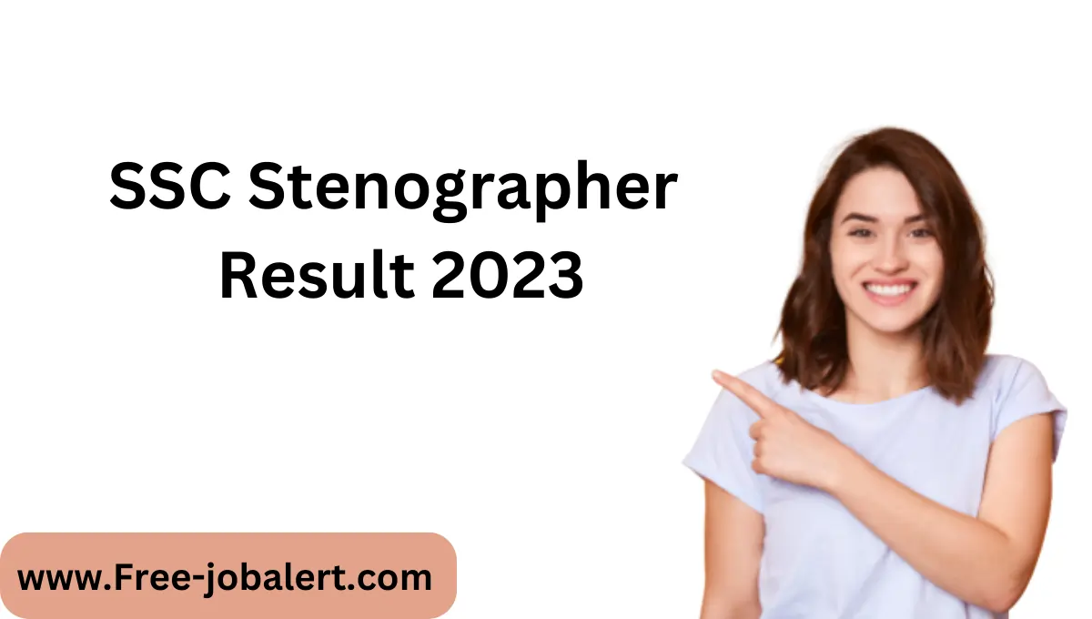 SSC Stenographer Result 2023