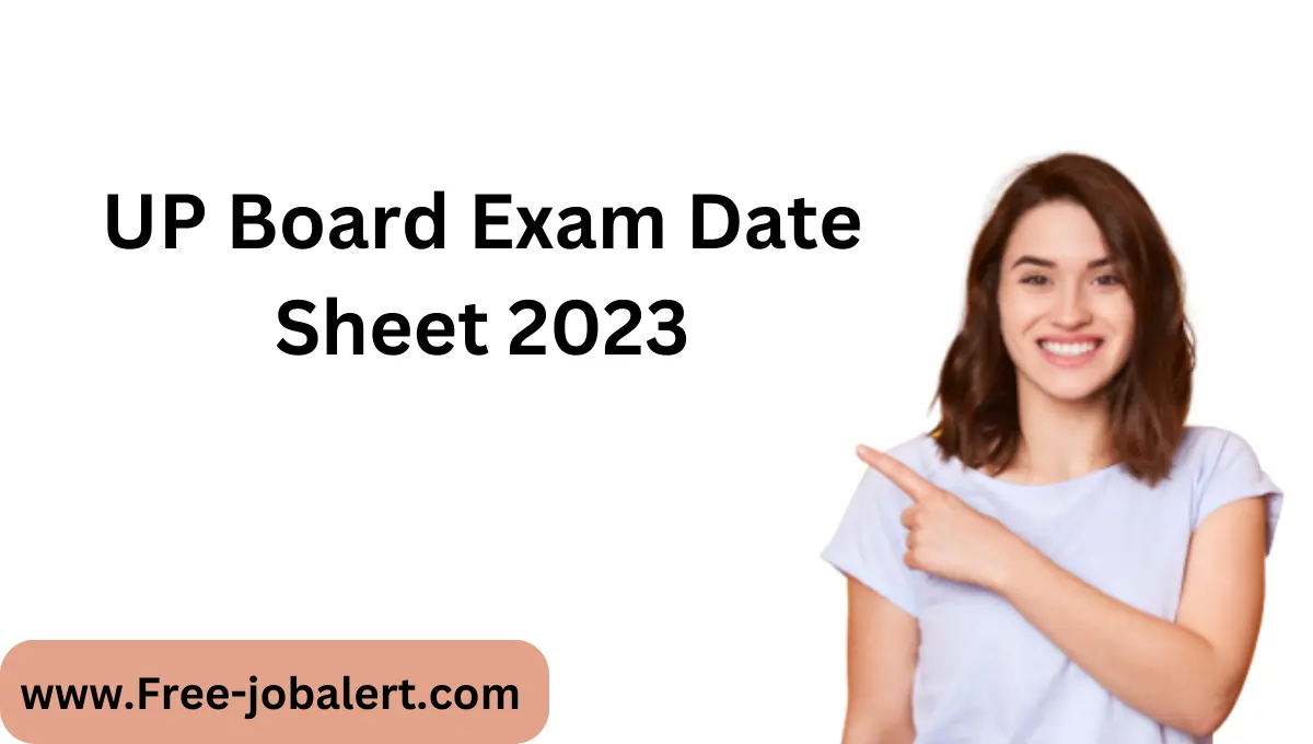 UP Board Exam Date Sheet 2023
