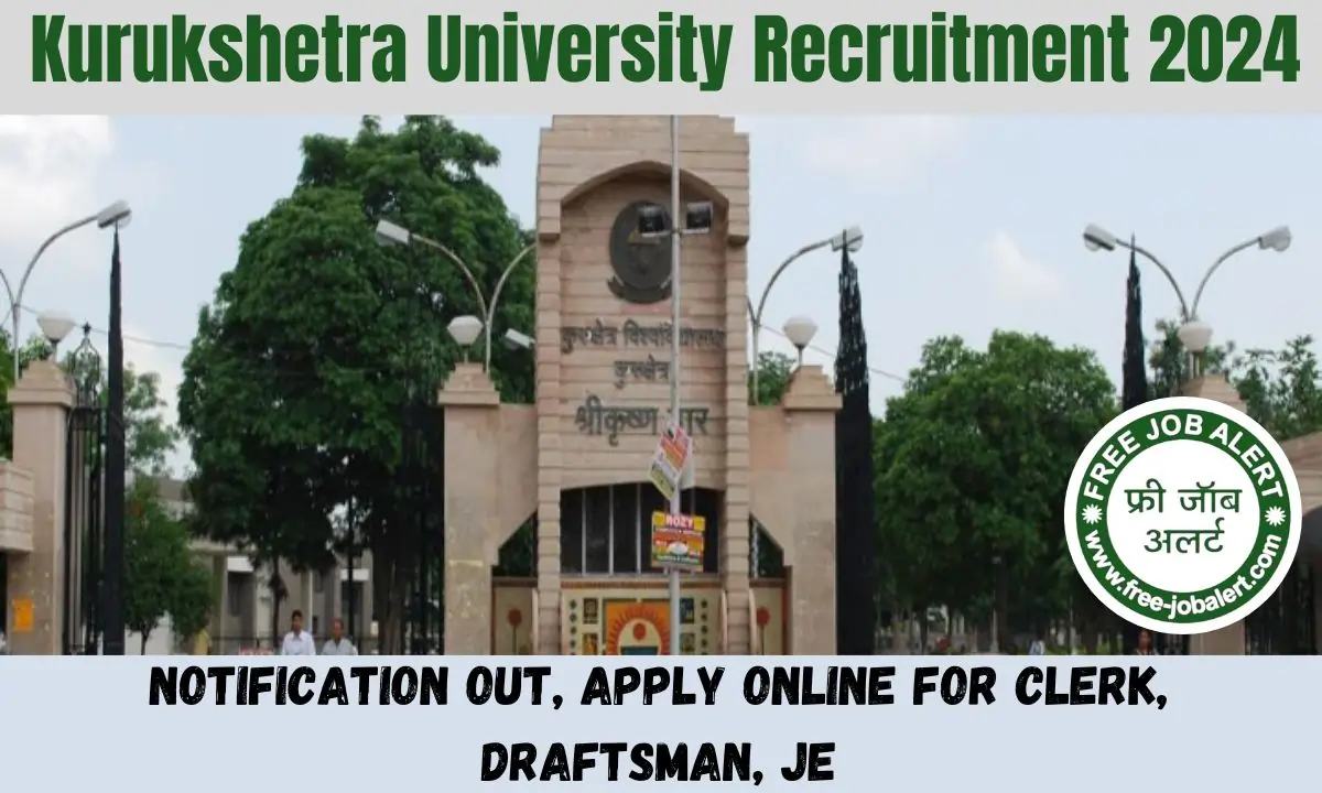 Kurukshetra University Recruitment 2024